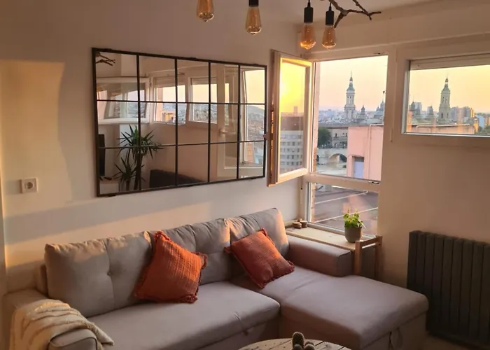 El Mirador Del Pilar - Parking Y Vistas A La Basilica